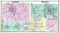 Hillsdale, Fayette, Ransom, Mosherville, East Mosherville, Hillsdale County 1872